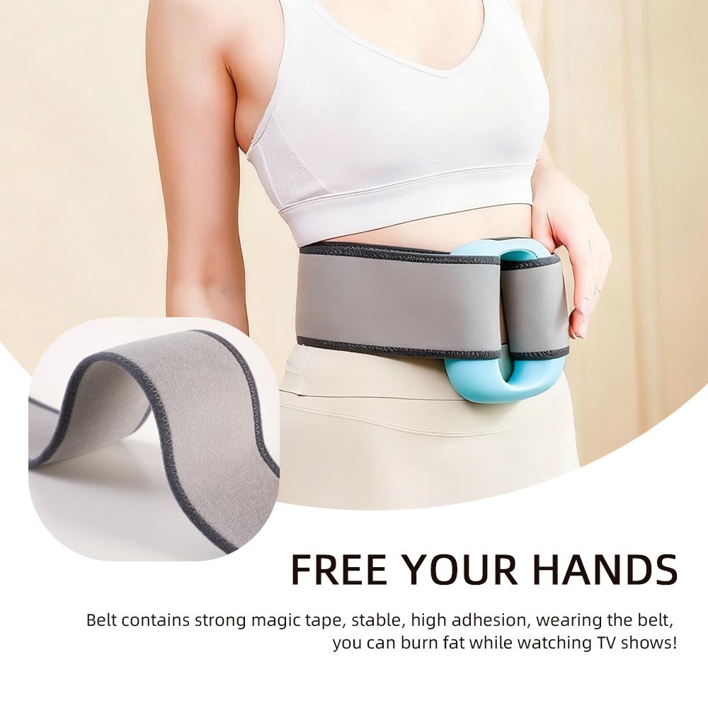 Electric Full-Body Fascia Ring Massager With Belt Multifunctional Exercise Vibration Fitness Massager  Deep Tissue Massage