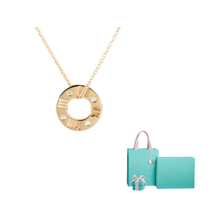 TIFFANY & CO . 2010s Diamond Atlas Necklace 30480554