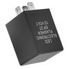 EP27 5 Pin LED Flasher Relay Waterproof Dustproof Turn Signal Hyper Flash Fix 12V with Simple Structure Plug and Play