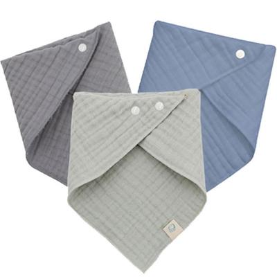 Dream Tofu Boys’ Triple Gauze Scarf Bibs 3 Piece Set, Korean Baby Products