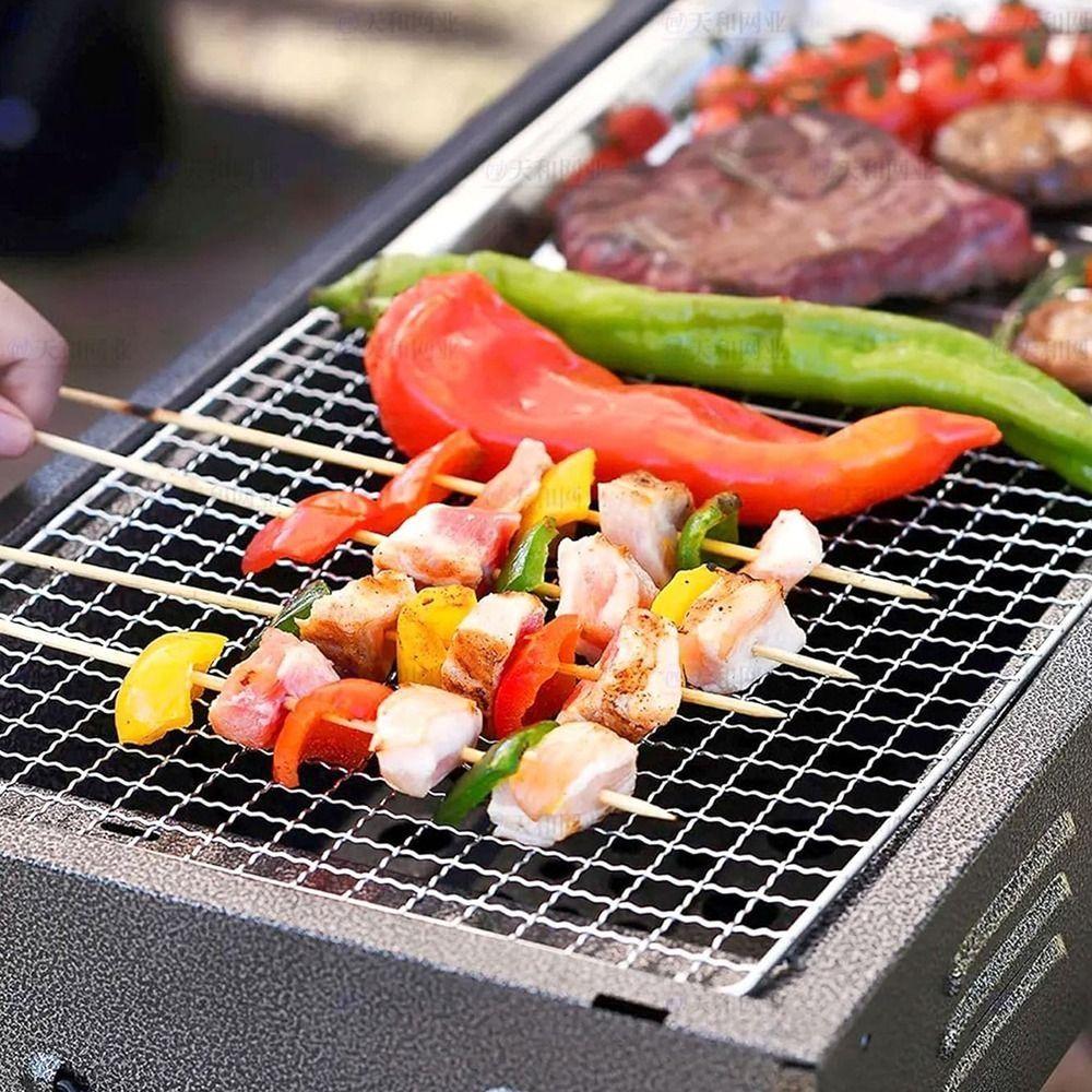 Rechteckiger BBQ-Rost Wiederverwendbares Grillrost-Netz Back-Kühlrost Spülmaschinenfest