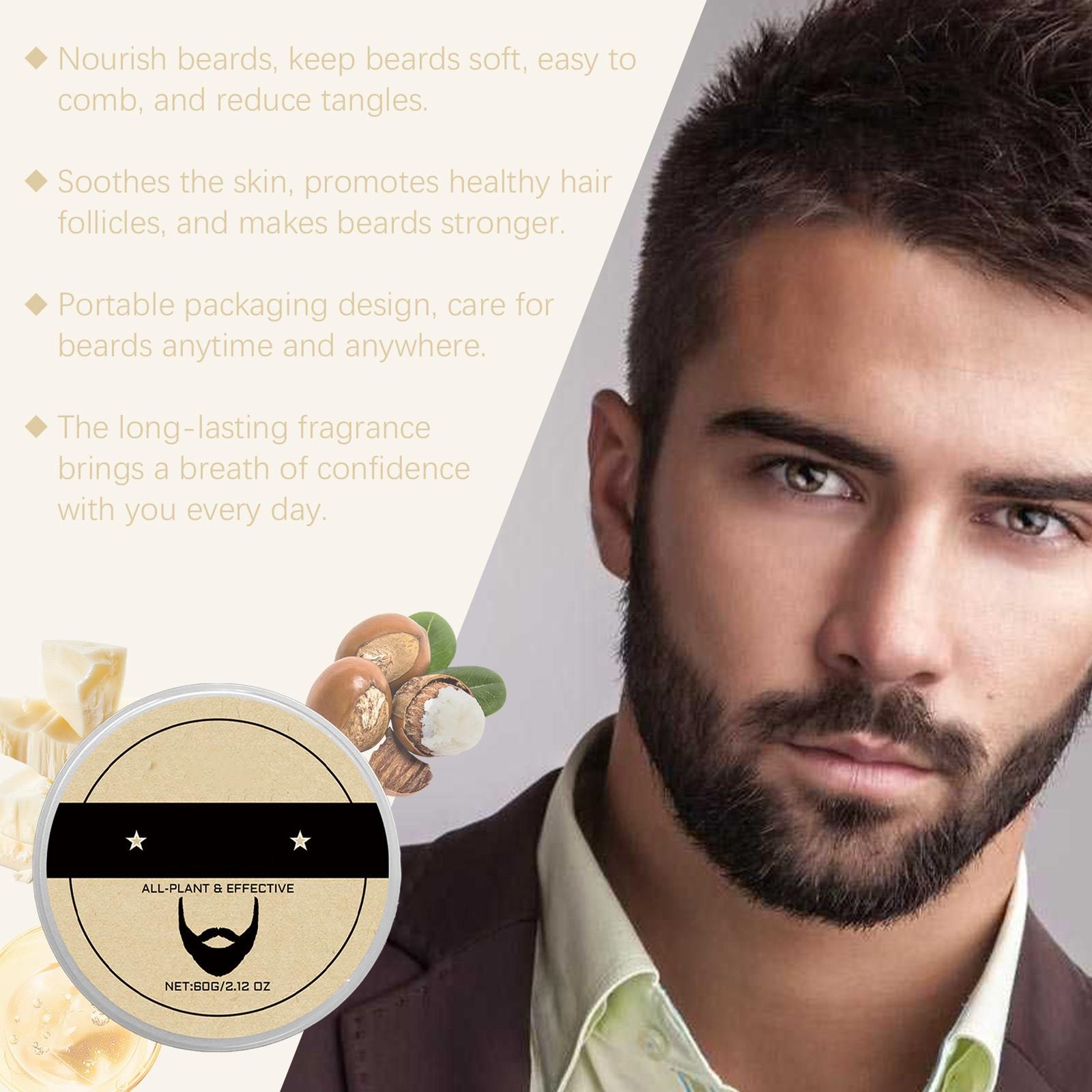 

Men s Herb Beard Care Cream Nourishes And Moisturizes Facial Hair(60g