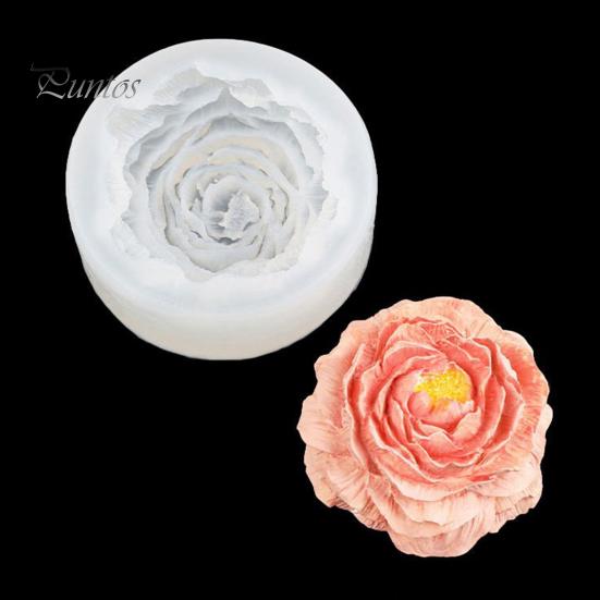 Silicone Flower Mold Chocolate Cake Ice Cubes Food Grade Reusable Non-Stick Floral Pastry Mold Kitchen Baking Gadgets
