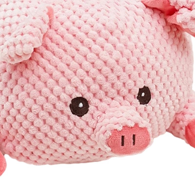 Participatory fleece Dog Toy Featuring Built in Squeaker Promoting Chew Resistant Fun and Teeth Health for Small to Average Breeds Ensuring Safe Play
