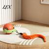 Automatic Rolling Ball Interactive Cat Ball, Self with Bell And Detachable Plush Tail, Boredom Reliever Obstacle Avoidance, Rechargeable Light