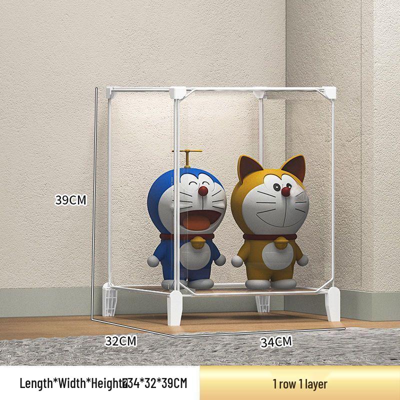 Lego Vitrine: Staubdichtes Transparentes Aufbewahrungsregal für Kleine Ornamente und Spielzeug