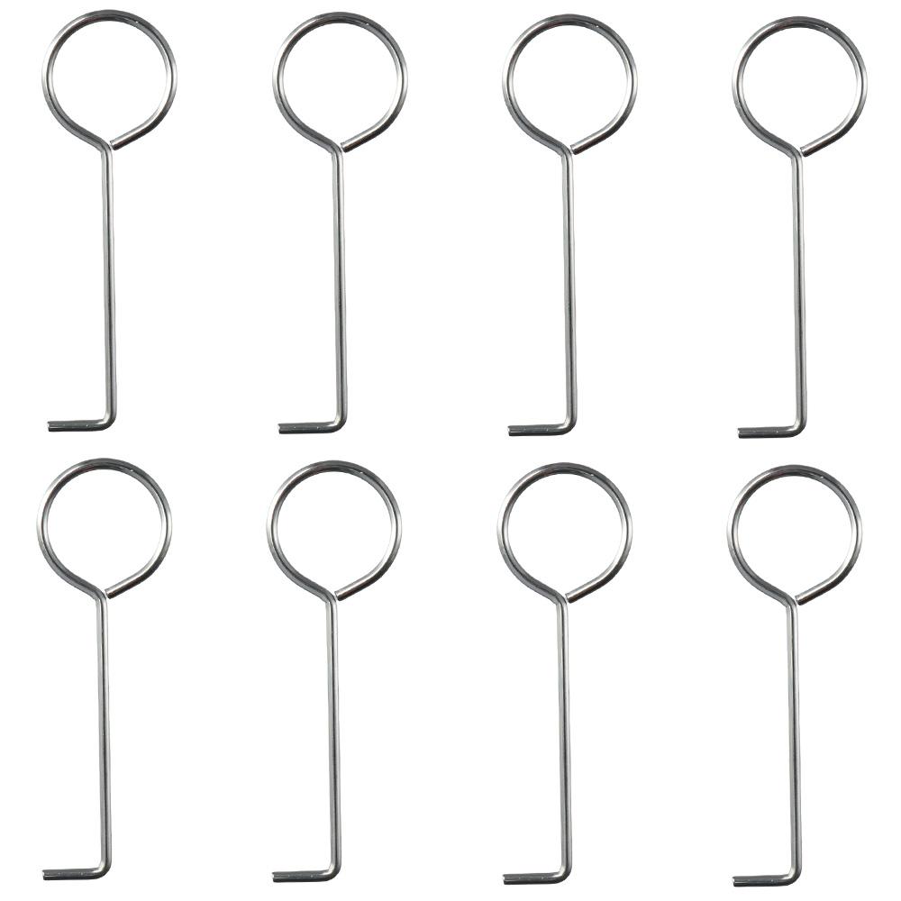 Cleaner Stainless Steel Drain Key 8 Pack Daily Clean Shower Drain Grate Removal Tool Drain Grate