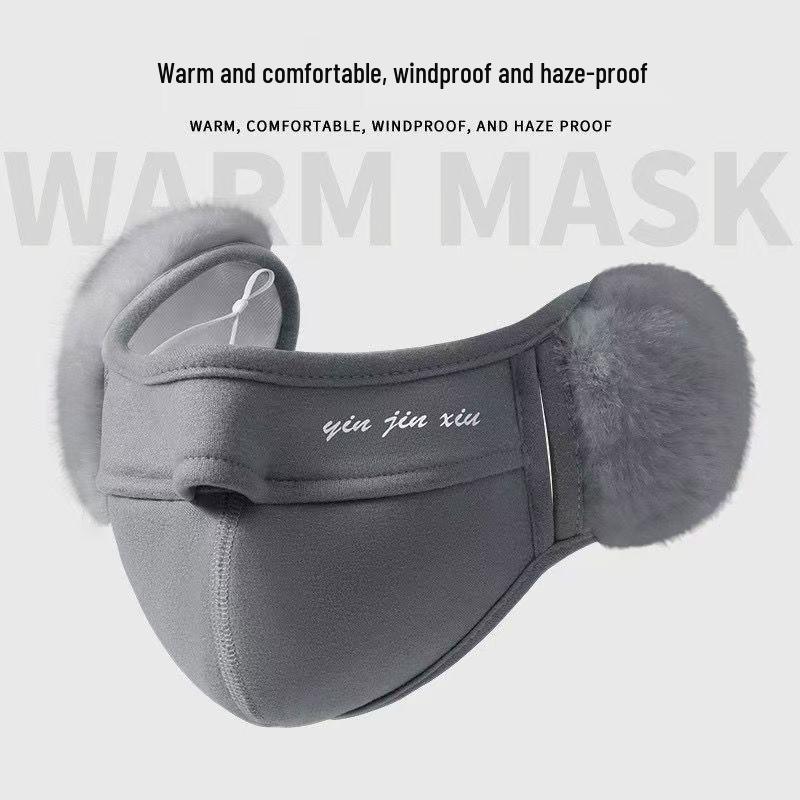 Damen Winter-Ohrenschützer & Gesichtsmaske: Winddichter, Warmer, Hochwertiger Gehörschutz für das Radfahren.