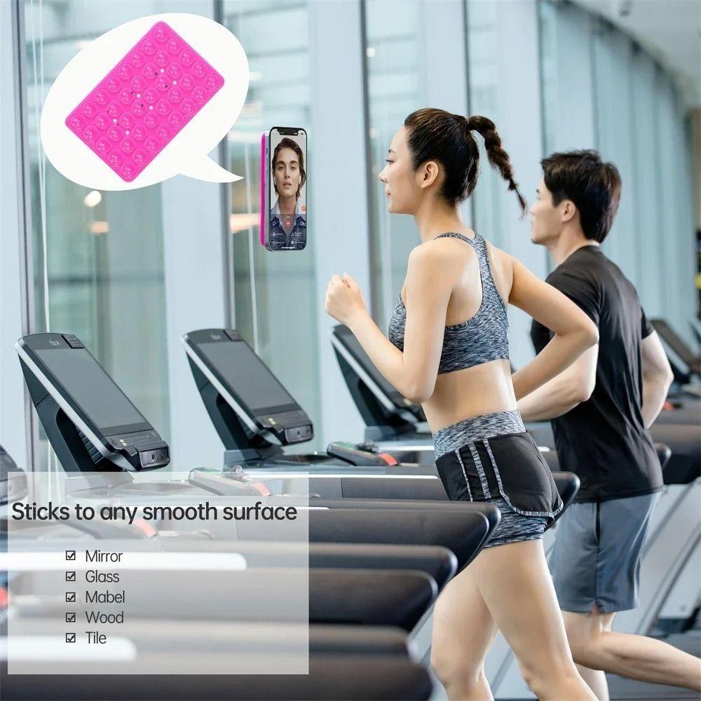 Double Side Rubber Sucker Pad Silicone Sucker Mobile Phone Fixed Pad New Suction Cup Bracket