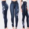 Premium Fashion Embroidered Women Skinny Sexy High-elastic Jeans For Casual Elegance