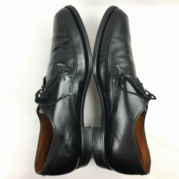 1970-80s GILBERTS by WESTLEY Made in England Vintage U-Tip Shoes Black Size 11C/27.5-28.5(USED)
