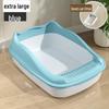 Exclusively Chosen Extra-Large Semi-Enclosed Cat Litter Box with Anti-Splash Feature