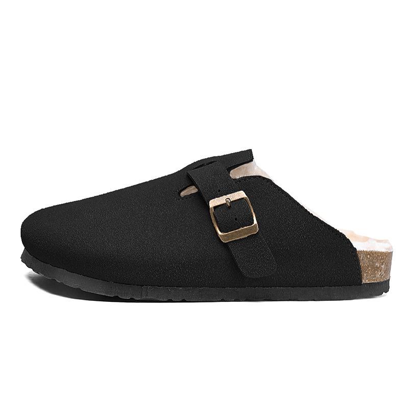 Factory Special Boken Head Cotton Slippers Men's and Women's Indoor Velvet Warm Drag Men's Foreign Trade Household Cotton Slippers