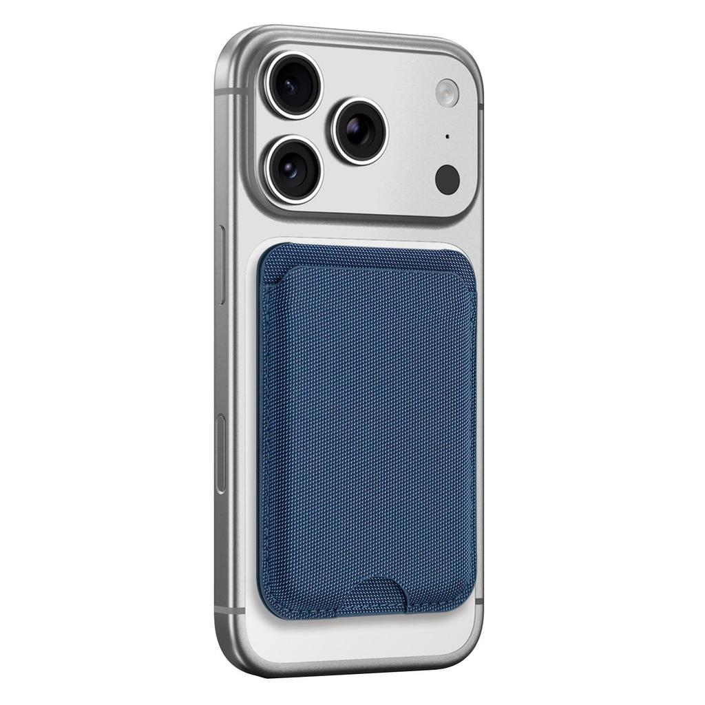 Tech Fabric Magnetic Phone Holder & Card Slot Case with MagSafe Compatibility