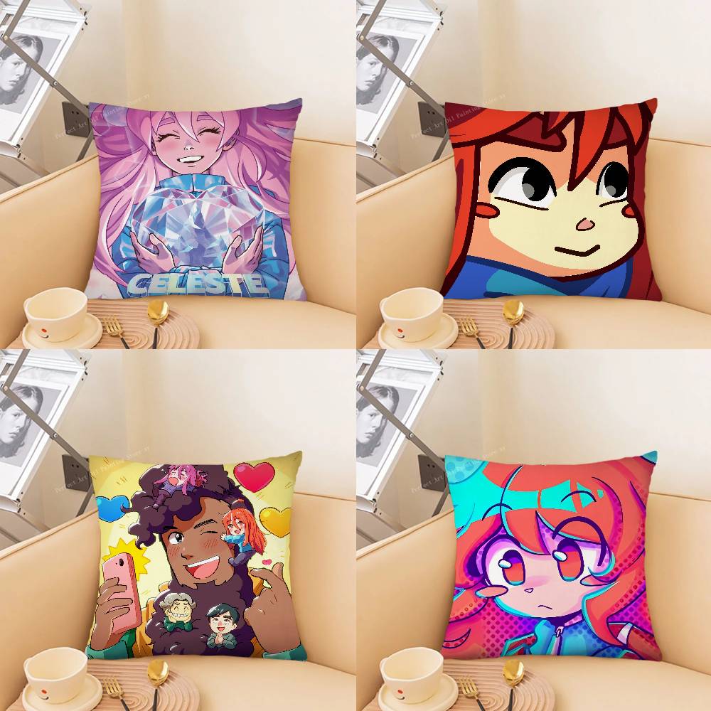 pc DCeleste Game Pillow Case Fashion Square Pillowcase Bedroom Sofa Room Ins Decoration Leisure