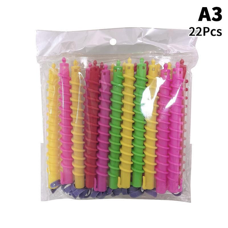 Plastic Spiral Perm Stick Heatless Hair Curler Women Curly Hair Rollers Cold Wool Perm Perm Bar Barber Hair Styling Tool