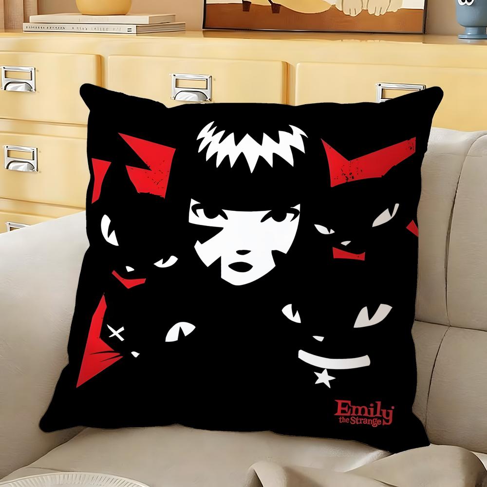 

EEmily The SStrange Cushion Cover Soft Durable Reversible Pillow Cover Home Car MultiScene Daily Comfort Pillowcase 30X30cm