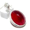 Mozambique Garnet Gemstone Handmade 925 Sterling Silver Gift Pendant 1.58" J1b67