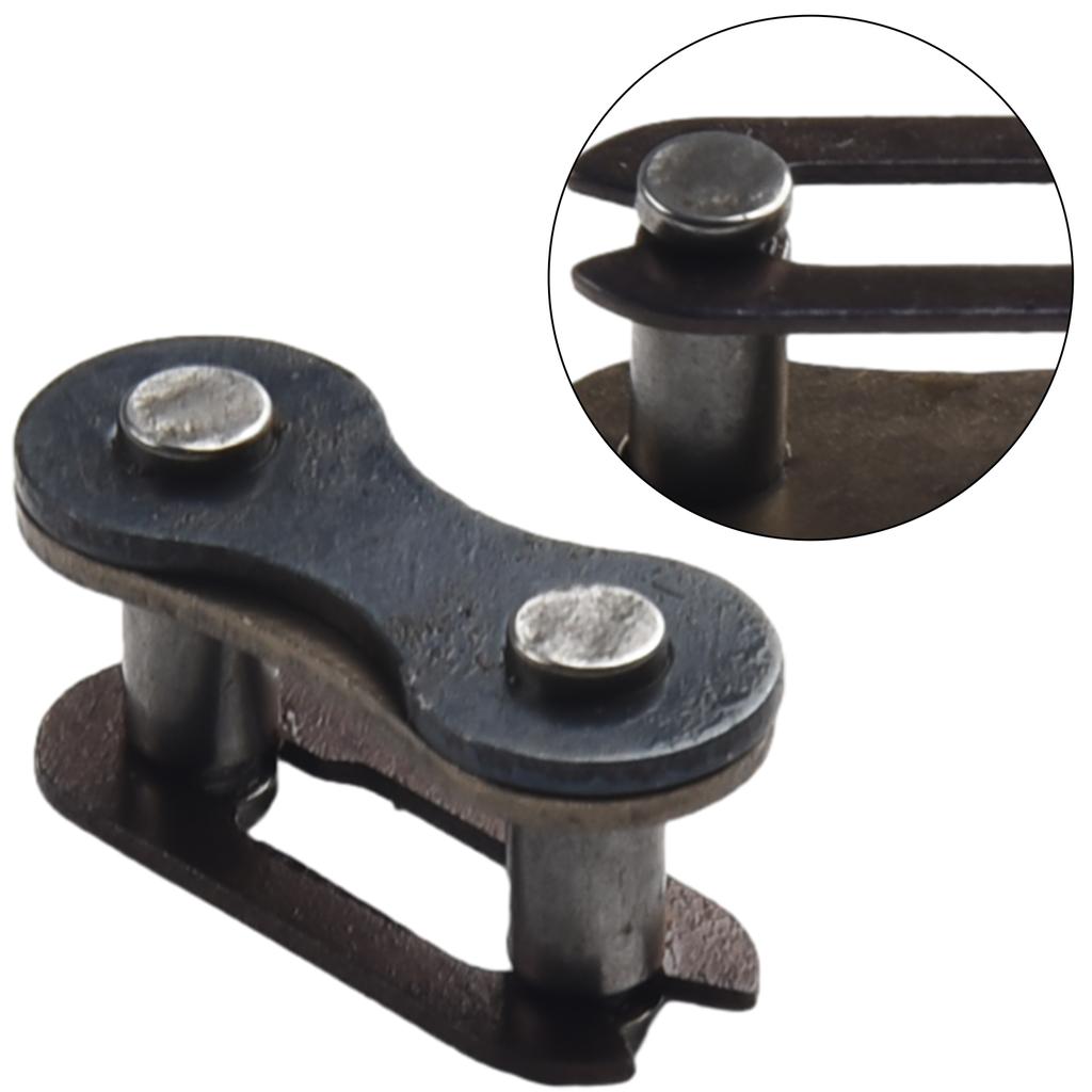 Steel Chain Joint Links 1/2 X 1/8 Black Replacement