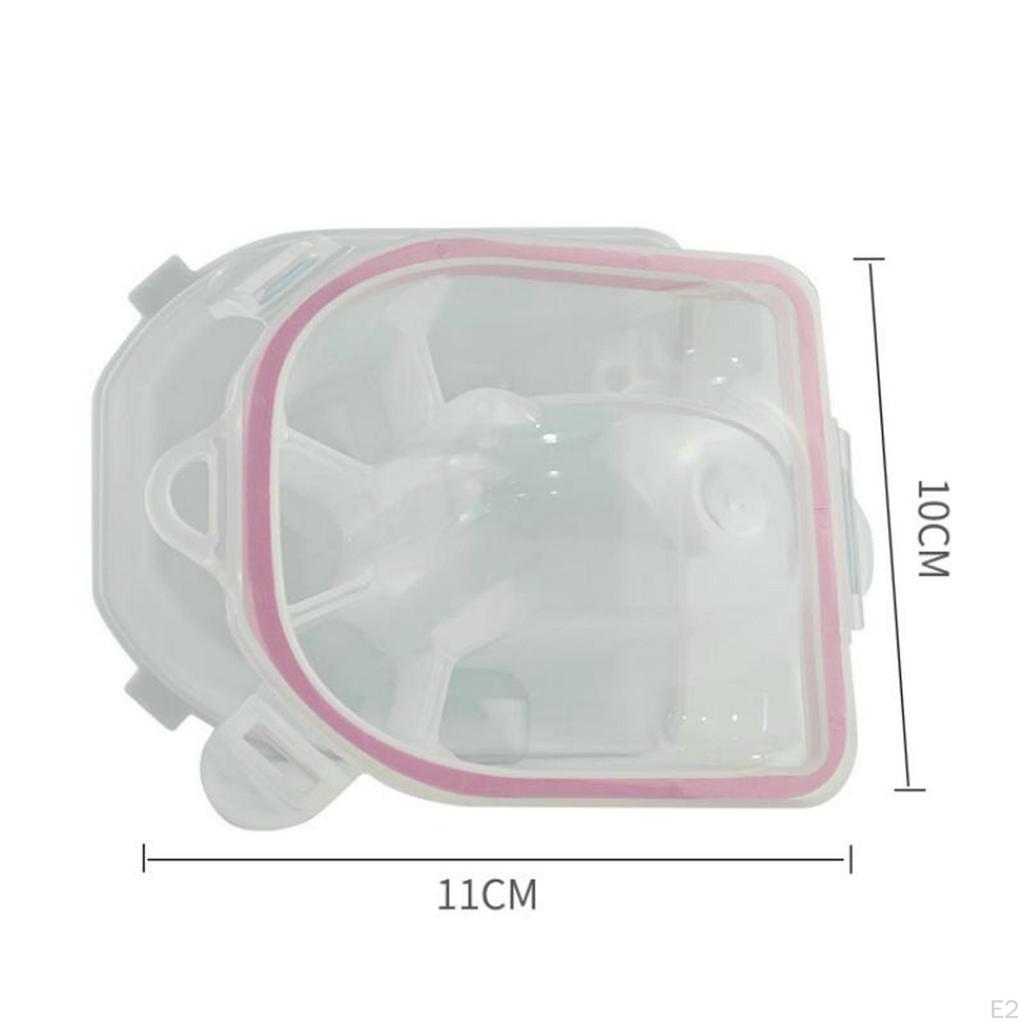 Nail Soaking Bowl Manicure Professional Acrylic Double Layer Accessories Soaker Tray Dip Powder