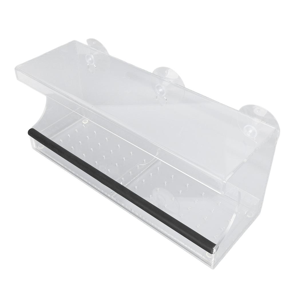 Window Bird Feeder Plastic Drop Proof Cute Transparent Bird House with Suction Cups for Home