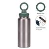 1L Vacuum Insulated Stainless Steel Travel Mug With Magnetic Phone Holder Leakproof Sport Water Bottle Outdoor Hiking Camping