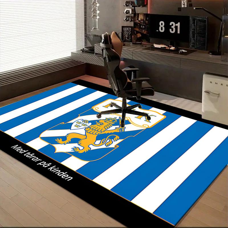 1PC Gremio Football Club Emblem Rug Game Carpet, Floor Mat for Bedroom Living Room Entryway Rug, Home Decor Idea Gift for Christmas birthday
