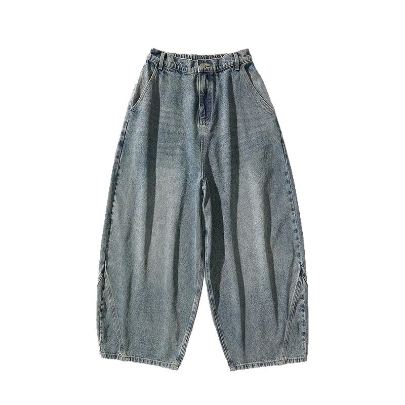Streetwear Herren Weite Jeans Harajuku Baggy Jeans Herren Lässig Übergroße Jeanshosen Herren Mode Große Größe