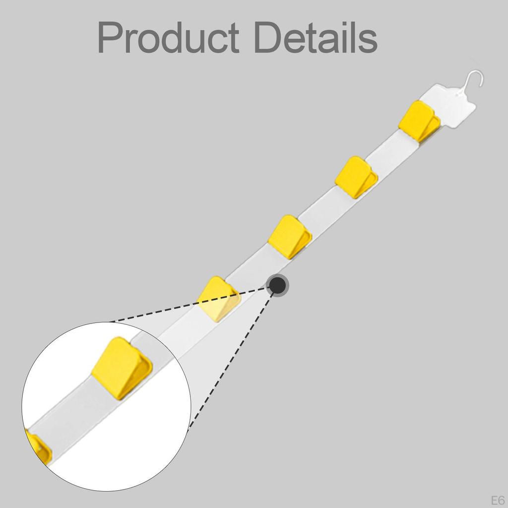 , Shelf Clips, Supermarket Strips, Sales Hanging Strips with 6 Clips. Made of Material for