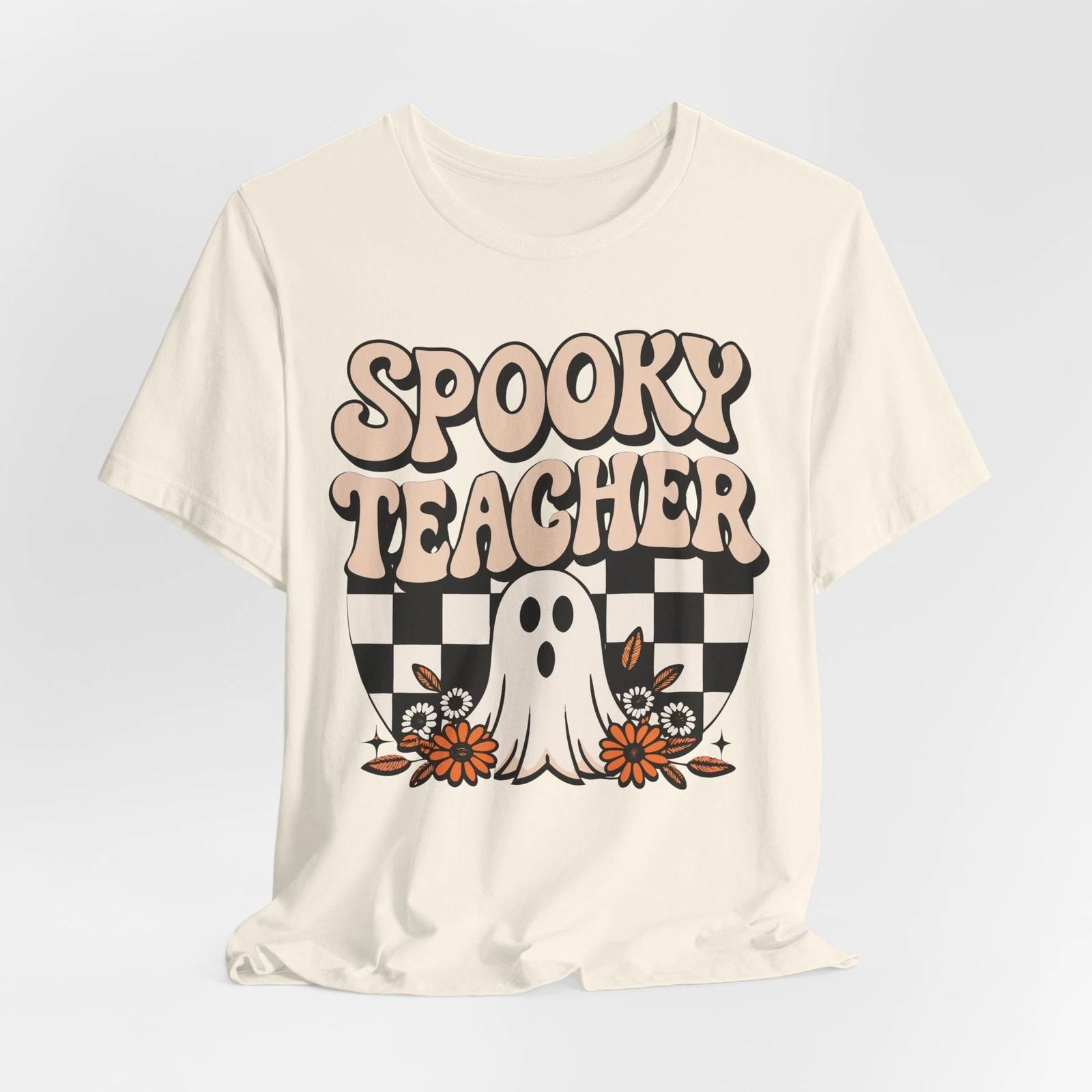 

Spooky Teacher Graphic Tee - Halloween T-Shirt for Fall Fashion and School 2XL