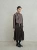 Deoenel Scarf Blouse - [Brown]