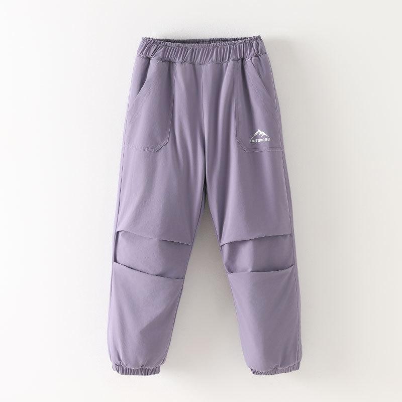 Children's Winter Cotton Pants - Thick Three-Layer Warm Casual Wear for Boys and Girls