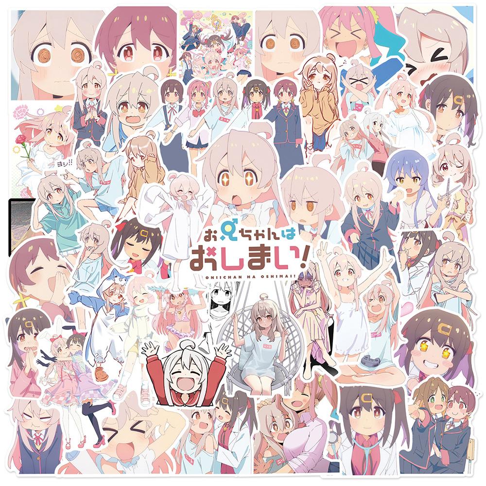 10/30/50pcs Onimai: I'm Now Your Sister! Anime Stickers Kawaii Cartoon Girl Decals Scrapbooking Phone Suitcase Cute Sticker Toy