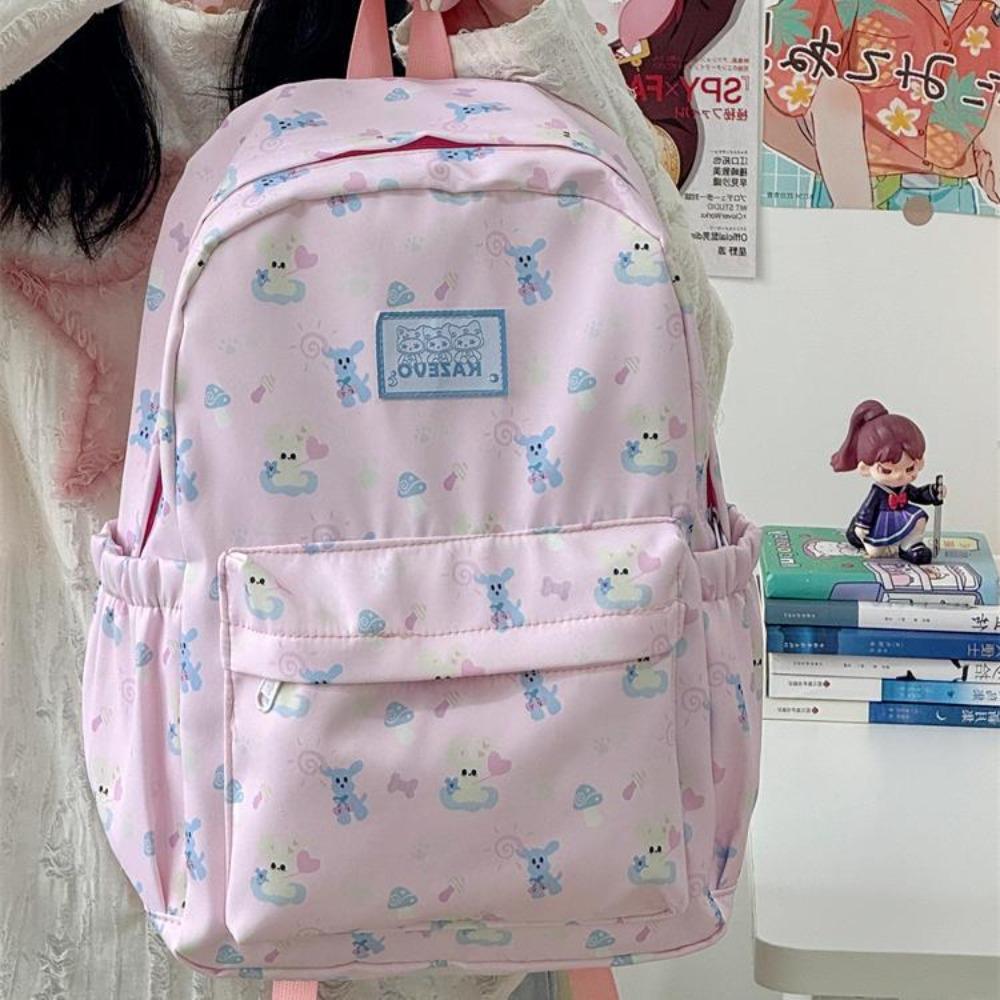 New Japanese Ins High-value Female Sweet and Cute Star Junior High School Student Schoolbag Female Light Spring Outing Backpack