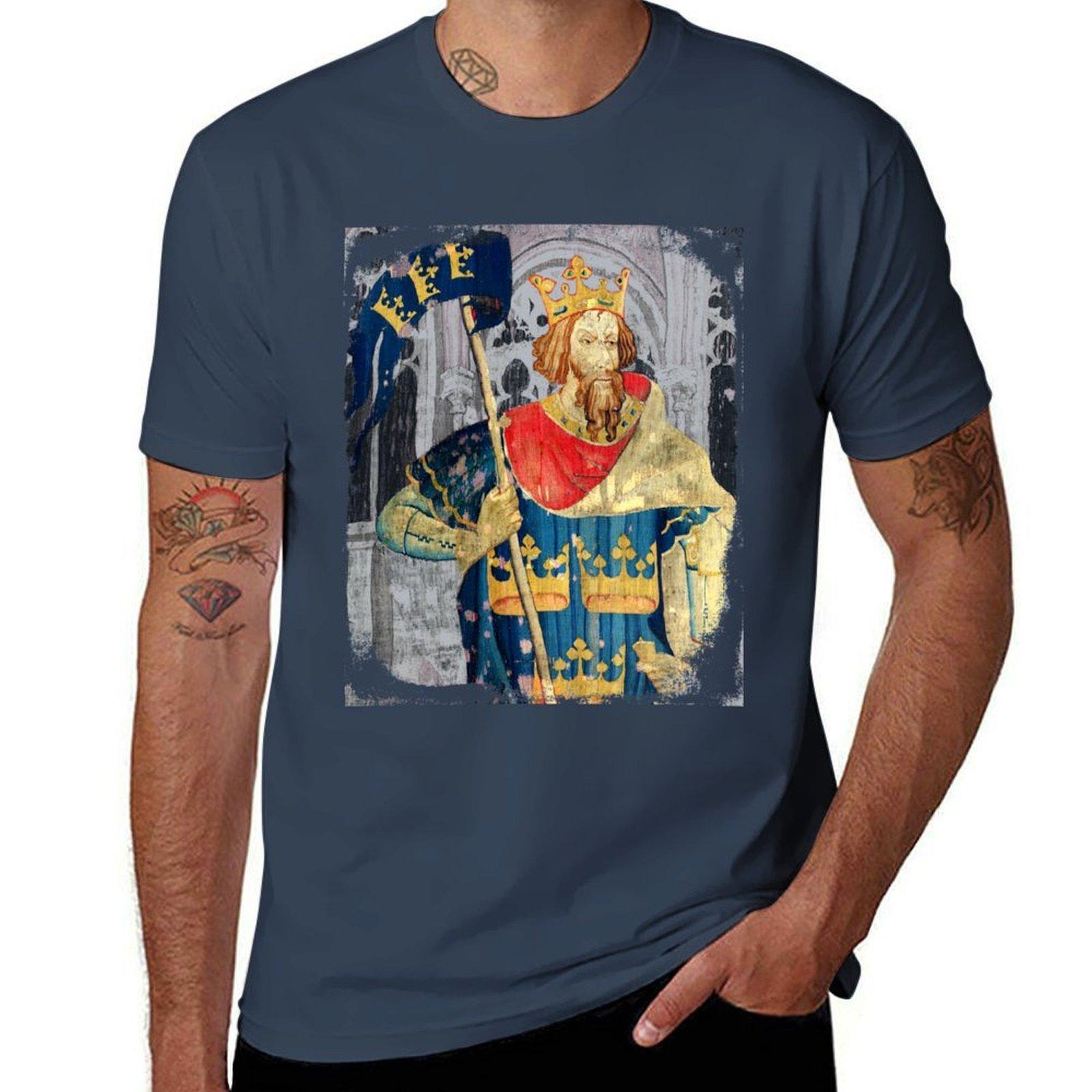 King Arthur Tshirt Daily Wear Plain Short Sleeve Shirt S