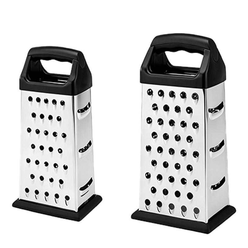 Stainless Steel Multi-Functional Grater: 4-Sided Vegetable Shredder & Cheese Cutter for Kitchen