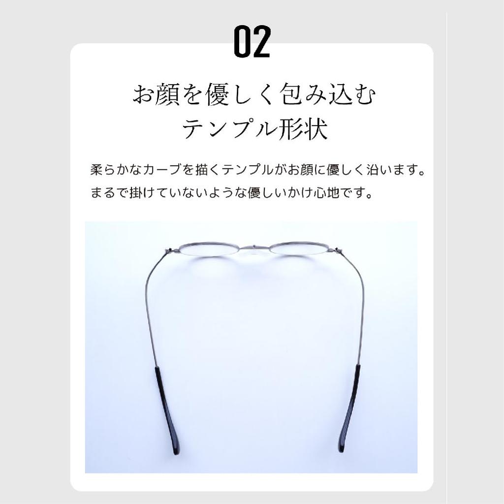 [SHIORI] Shiori Reading Glasses for Women, Stylish, Thin, Round, Sabae Design, Blue Light Cut, UV Cut, with Case, Brown Demi SI-12-2 +2.00