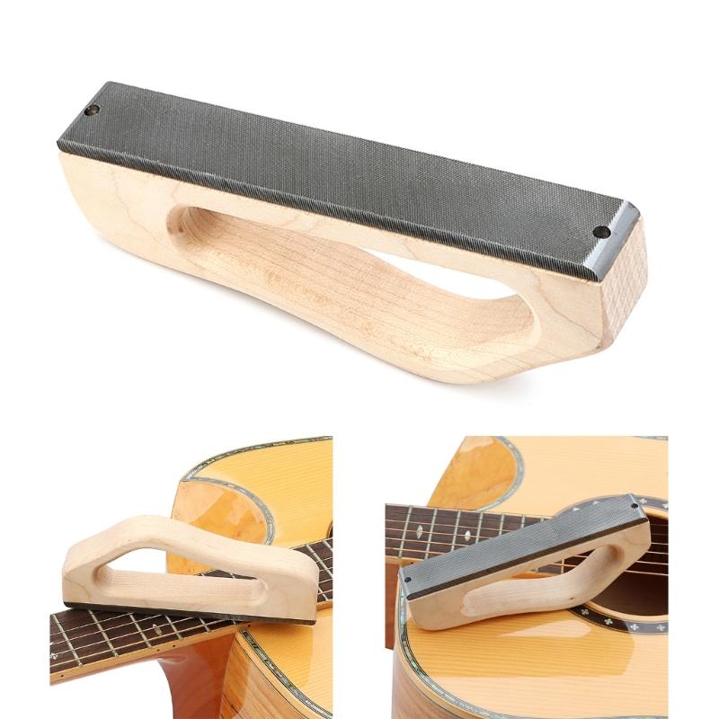 Guitar Fret Leveler Leveling File Guitar Fret Crowning File Leveling Beam Sanding Leveler Luthier Tool for Guitar Bass