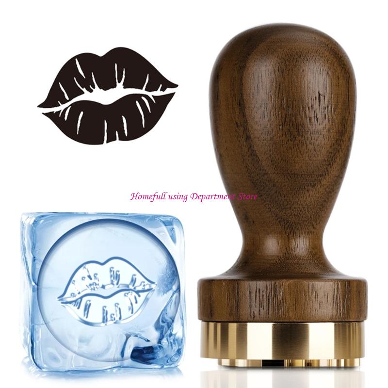 

Handle Ice Stamper Ice Engraving Tool With Intricate Carved Pattern For Cocktails Chocolate Desserts Embossing