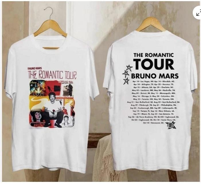 

B-Mars The Romantic Tour 2026 T-Shirt Unisex T-Shirt S