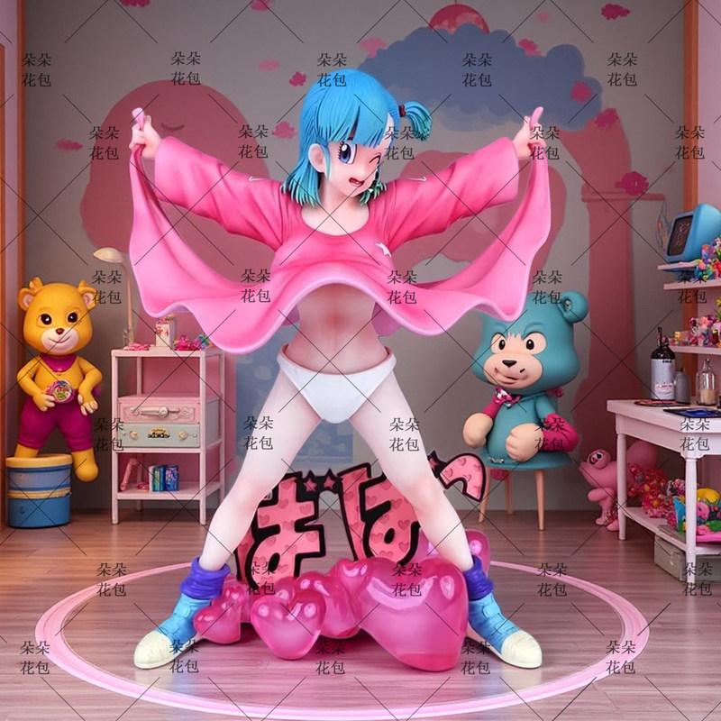 Z Resonance Series Bulma Skirt Lifting Anime Merchandise Trendy Figure Decoration Anime Girl Gk