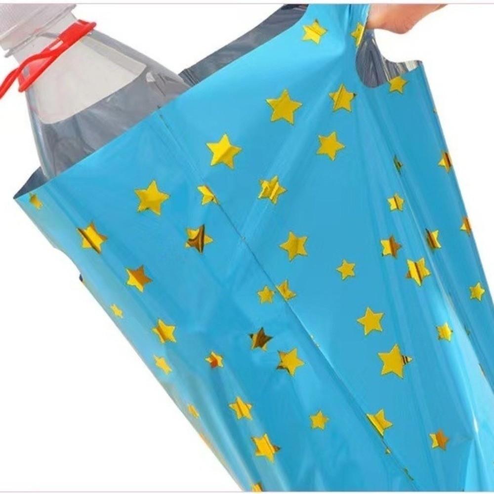 10pcs 16x24cm Party Goodie Bags with Handle Treat Bags Disposable Gift Bag Holiday
