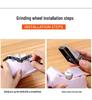 Fully Automatic Electric Knife Sharpener, Multifunctional High-Precision Grinding Wheel for Kitchen & Commercial Use