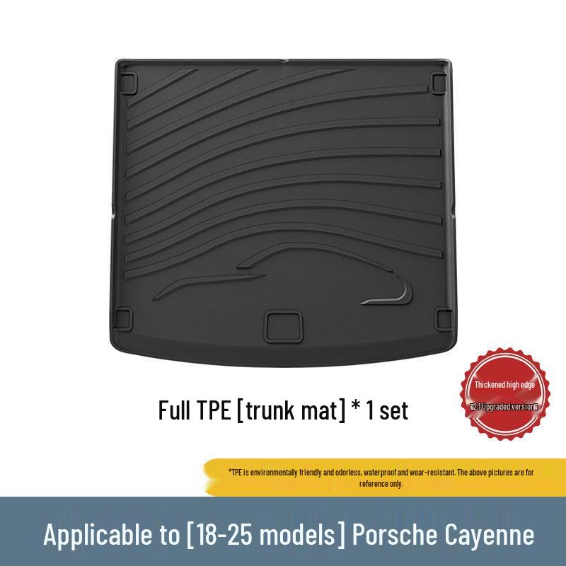 Porsche Panamera 2018-2025 Waterproof TPE Trunk & Backrest Mat