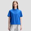 DESCENTE Bleu Series Woven Polo Shirt Women Shirts D6232BWS60