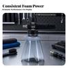 Pressure Washer Foam Dispenser Textured Grip with Translucent Bottle Stainless Steel