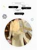 Plus Size Maternity Nightgown with Breast Pads for Postpartum, Spring, Summer, Autumn; Comfortable Labor Dress for Pregnant Women