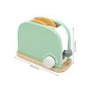 Toaster Toy Set Safe Durable Solidwood Round Edges Hand Eye Coordination Kids Toaster for Education Pretend Game