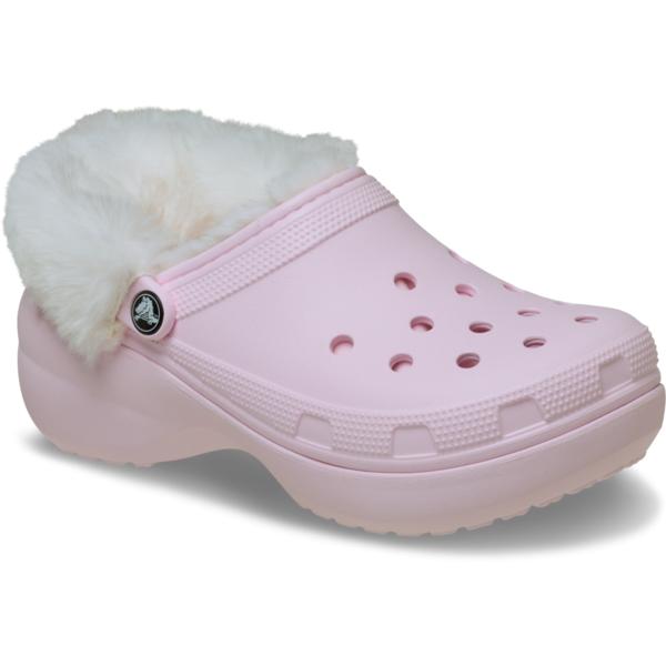 Crocs Classic Platform Lined Fuzz Strap Clog 212854 6zw