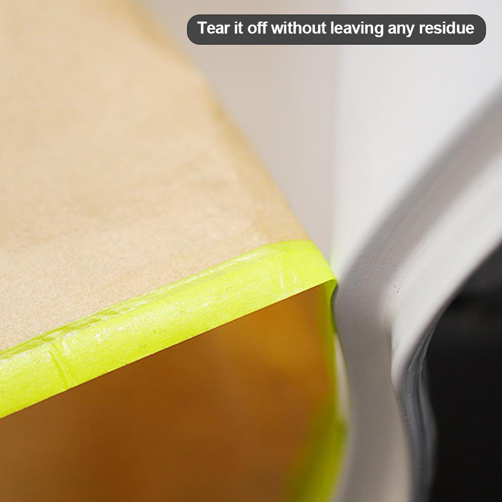 Spray Vopsea Auto Hârtie de Mascare cu Bandă Adezivă Tratament de Acoperire pentru Mascare Hârtie Protectoare Protector de Perete